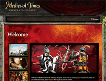 Tablet Screenshot of partners.medievaltimes.com
